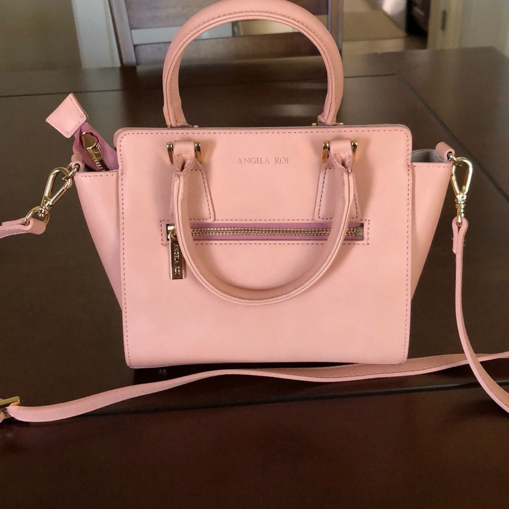 Angela Roi Sunday Mini vegan purse in Dusty Rose